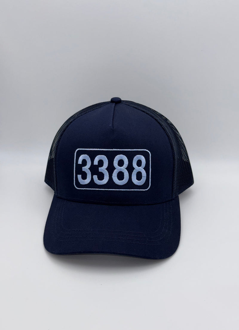 Full signature “3338” Trucker cap