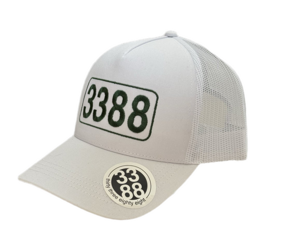 Full signature “3338” Trucker cap