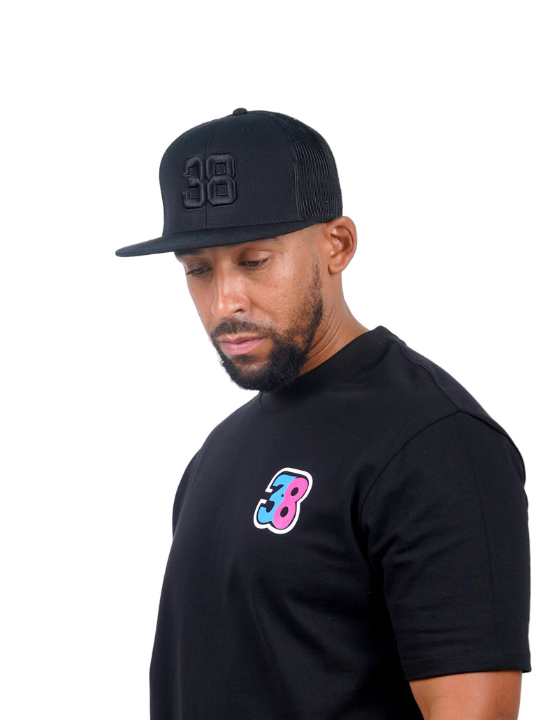 The 38 3D Trucker Flat Snap Back
