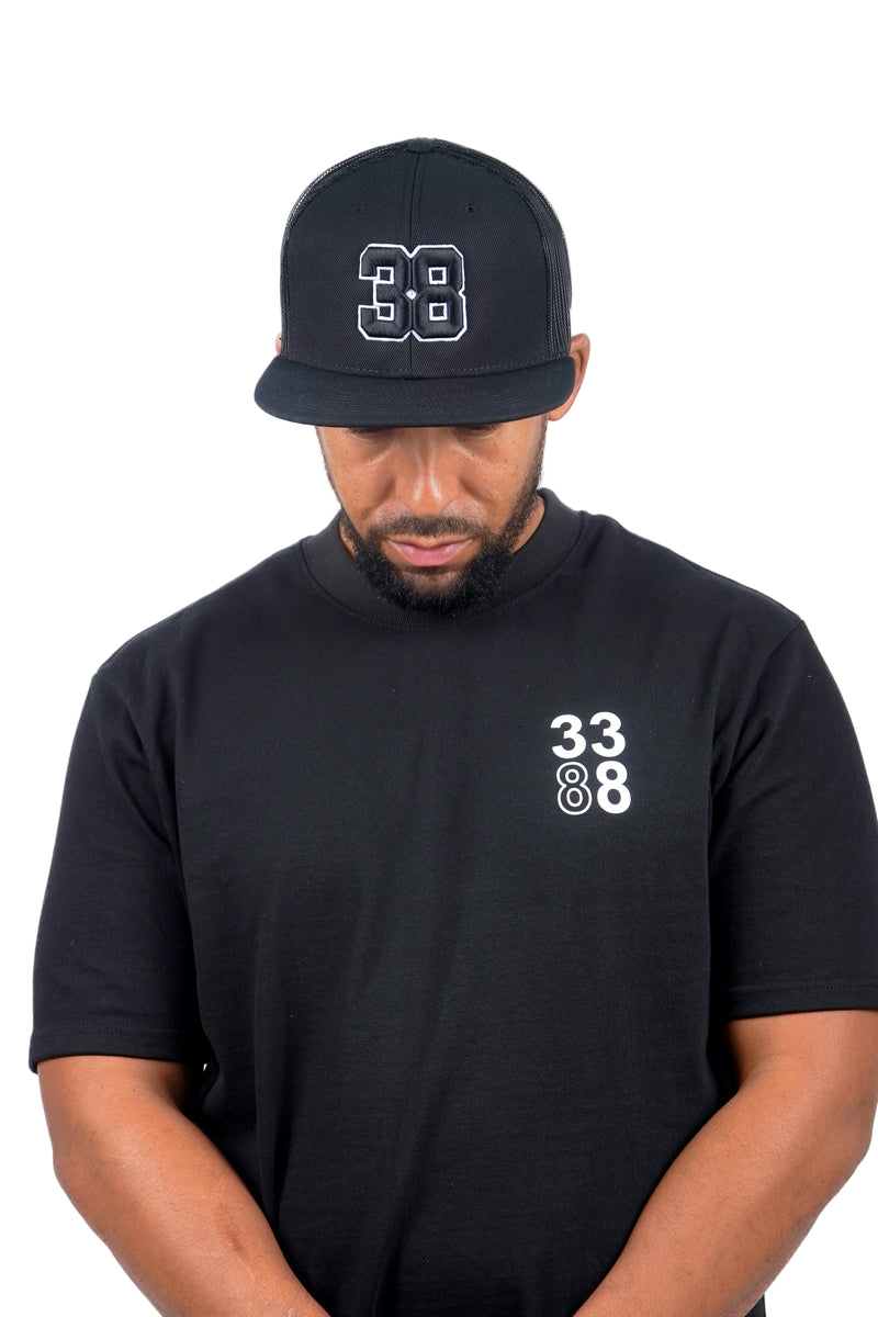 The 38 3D Trucker Flat Snap Back