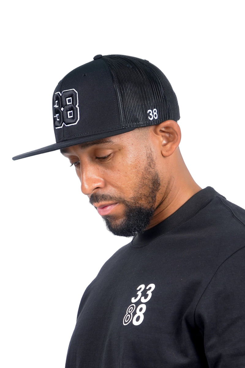 The 38 3D Trucker Flat Snap Back