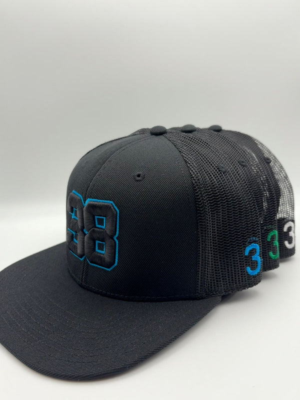 The 38 3D Trucker Flat Snap Back