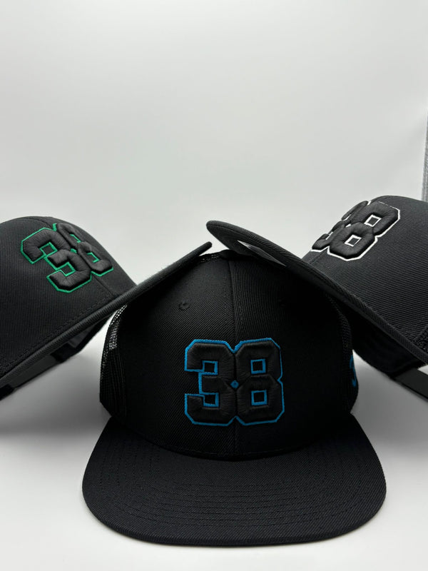 The 38 3D Trucker Flat Snap Back