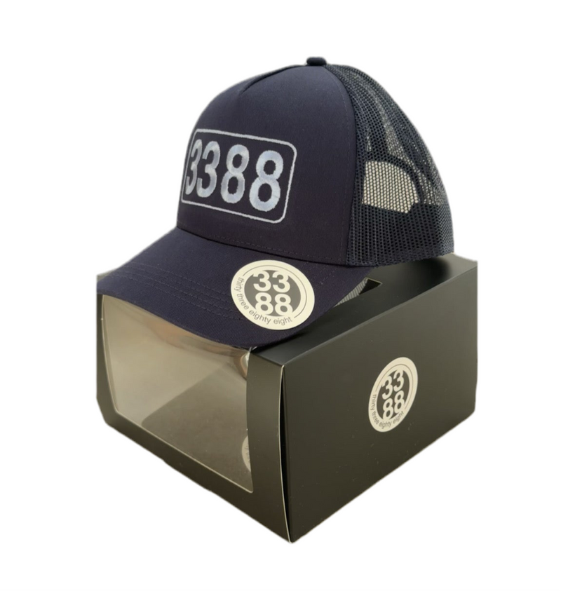 Full signature “3338” Trucker cap